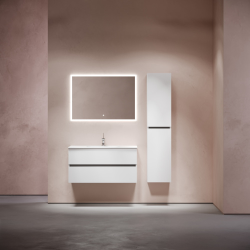 Тумба под раковину Sancos Urban UR100W 100х50 подвесная цвет белый - фото 2